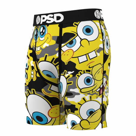 SpongeBob SquarePants Face Camo PSD Boxer Briefs